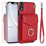 Asuwish Phone Case for iPhone XR 6.1 Wallet Cover