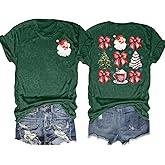 Christmas T-Shirt for Women in My Christmas Era Shirt Cute Groovy Christmas Shirts Xmas Vacation Tee