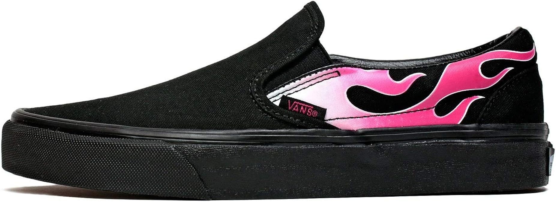 hot pink slip on sneakers