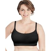 PLAYTEX Womens Secrets Seamless Comfort Flexes to Fit Wirefree Bra, MP, Black