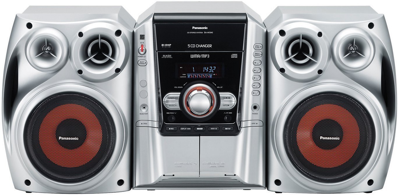 Panasonic 420 Watt 5 Disc Changer Play 1 Change 4 Music Port Amazon