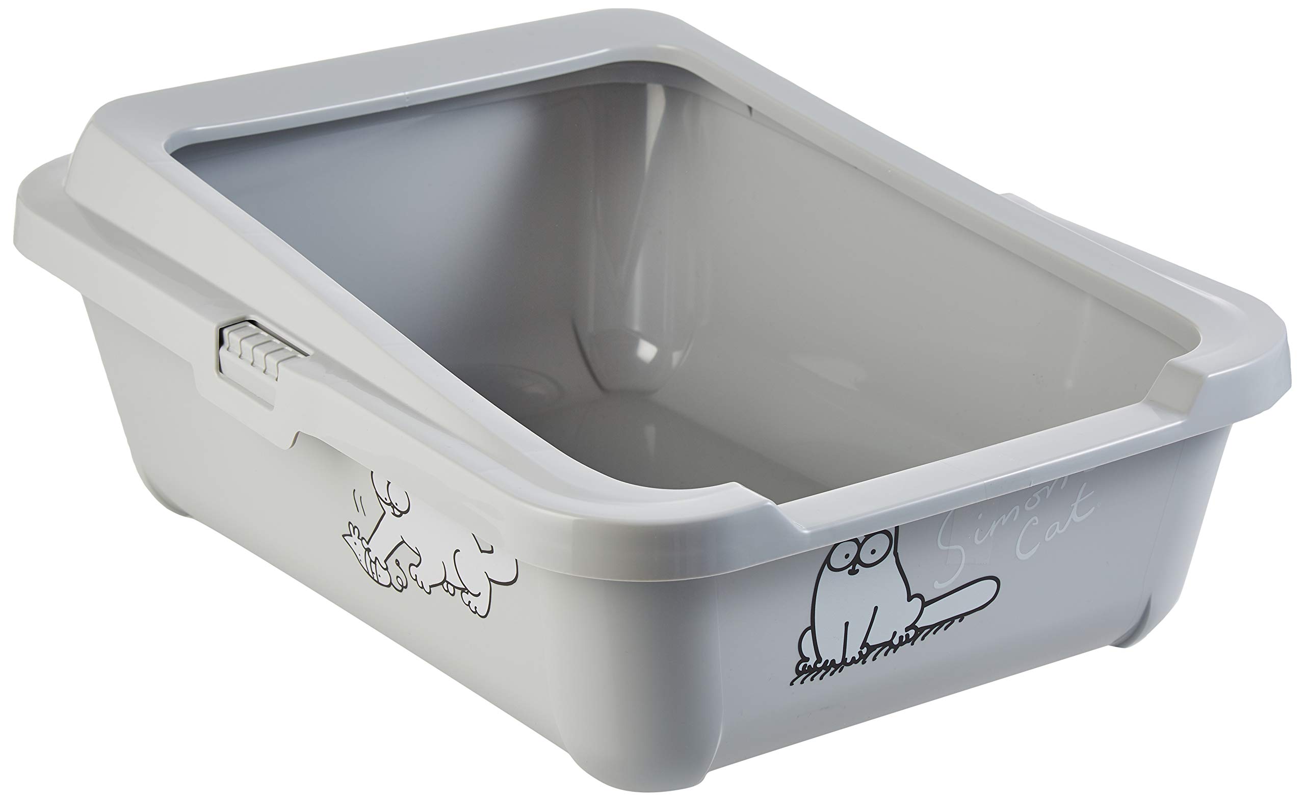 Karlie Simon's Cat 51756 Cat Litter Box 43 cm x 32 cm x 13 cm Grey