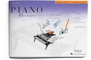 Piano Adventures: Theory Book - Primer Level, 2nd Edition | Beginner Piano Theory Workbook | Faber Piano Book with Music Note Reading and Rhythm Practice | Piano Sheet Music Book for Ear Training