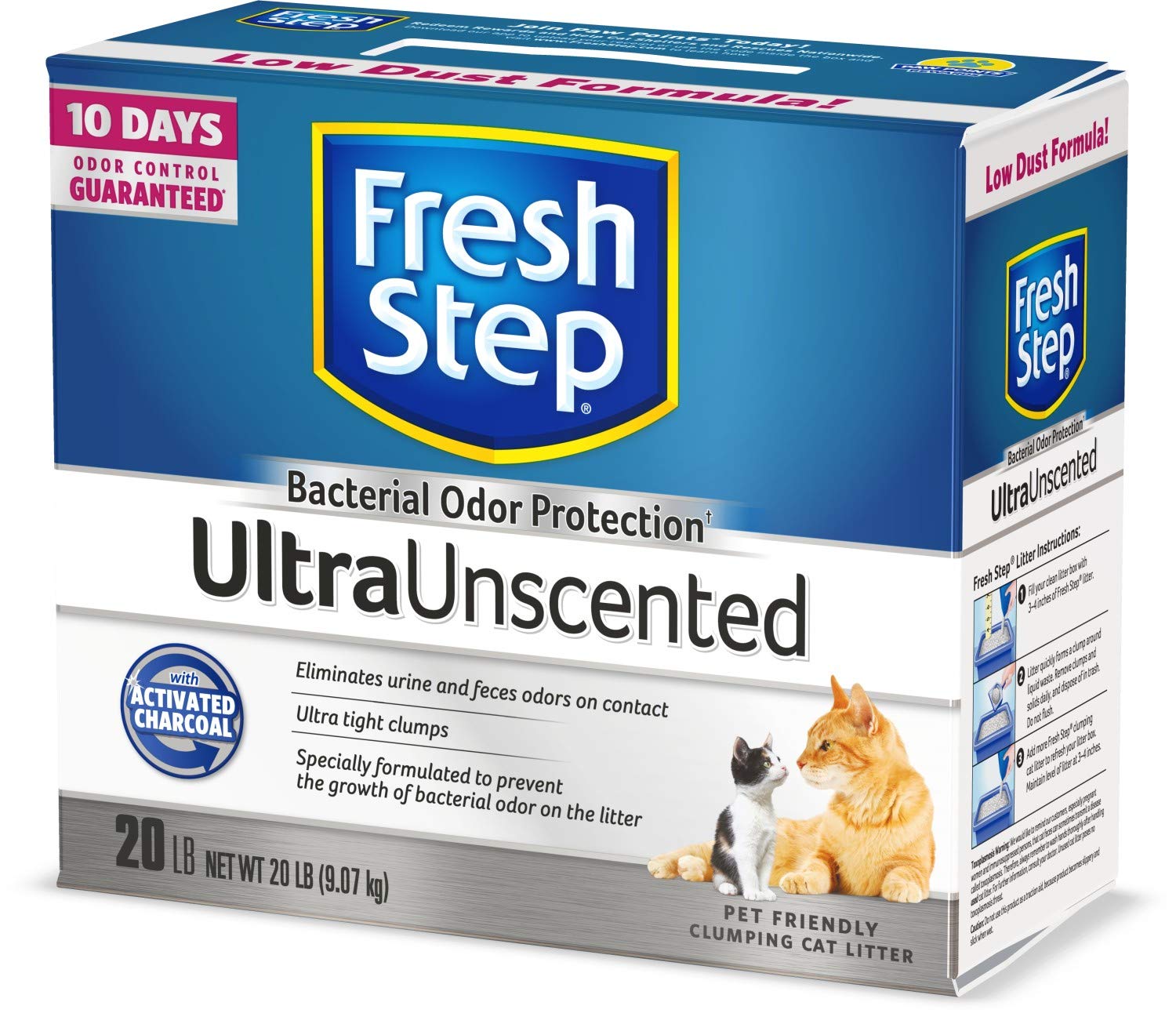 Fresh Step Advanced Clumping Cat Litter with Activated Charcoal