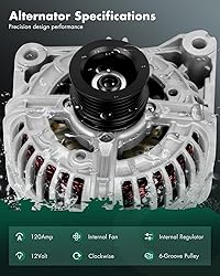 SCITOO Alternator Fit for BMW I6 Inline 6 2.2 2.5