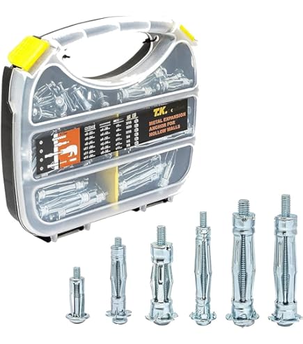 Amazon.com: fischer 42836 Wash Basin Fixing Set WD 8 X 100, Metal