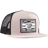 Lazy J Ranch Fort Worth Classic Five Panel Trucker Hat - Adjustable Unisex Country Hats, Vintage Trucker Hat