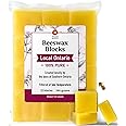 Canadian Beeswax, 12 Blocks (144g/5oz), 100% Pure and Natural, Filtered at Low Temperature, Cosmetic Grade, Yellow, Made in C