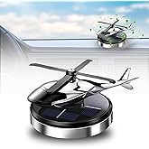 Corunkeer Car Air Freshener, Helicopter Solar Energy Rotating Aromatherapy Al Alloy Diffuser,Long-Lasting Fragrance, Interior