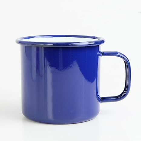 Amazon Co Jp Shasta シャスタ ホーローマグカップ 5ml ブルー マイカップ インテリア アウトドア 直火可 オーブン可 食洗器対応 Twa C 049bu ホーム キッチン