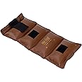 The Cuff Original Adjustable Ankle and Wrist Weight for Training, Dance, Running, Cardio, Aerobics, Toning, and Physical Therapy for Men and Women, 10 lb, Brown