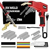 RX WELD Plastic Welder, 2 in 1 Welding Kit Repair Welder Kit 1000PCS Hot Stapler for Car Bumper Cracks, Kayaks, Plastic Toys,
