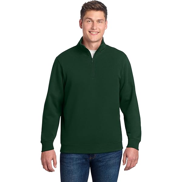 SPORT-TEK Unisex Endeavor Half Zip Pullover | Light Jacket for Men