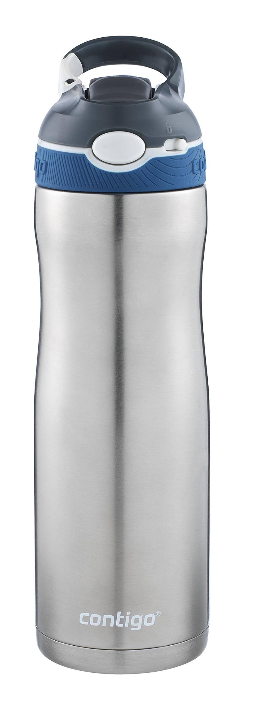 Contigo Water Bottle 20 oz. Auto Pop Straw assyurandotiru Stainless Steel