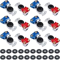 Buy KOOTANS 15Ft 3 In 1 ABS 7 Way Electrical Cable And Rubber Air Line Hose Wrap Assembly With Aluminum Service Emergency Glad Hands And Extension Handles For Semi Truck Trailer Tractor - Foto 6