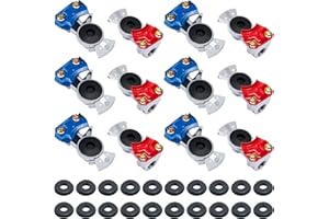 CheeMuii Glad Hands Set 20 pcs Glad Hand Seals Universal Gladhand Aluminum Emergency Air Hose Brake Coupling Service Handshak