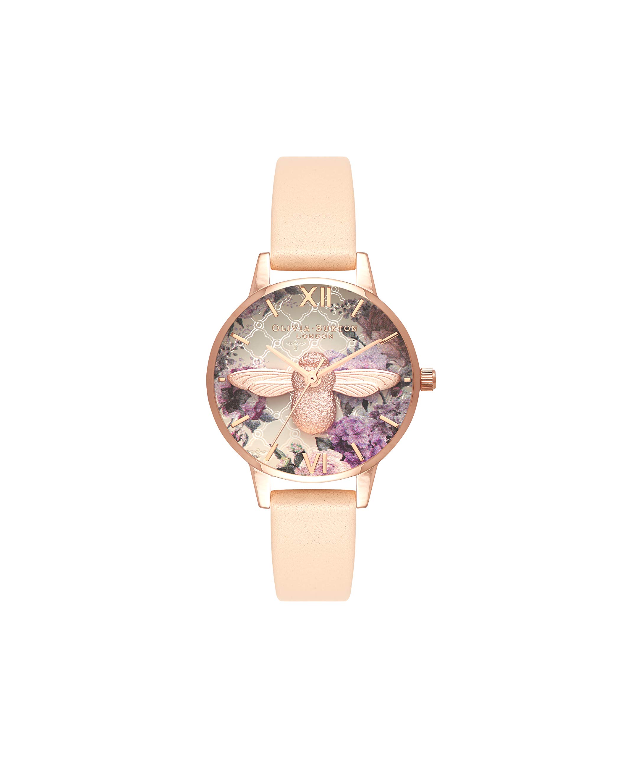 Olivia Burton Nude Peach & Rose Gold Women's Watch OB16EG98