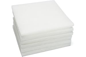 LTWHOME Square Polyester Filter Pads Fit for Danner 12202 Pondmaster PM 1000 and PM 2000 (Pack of 6)