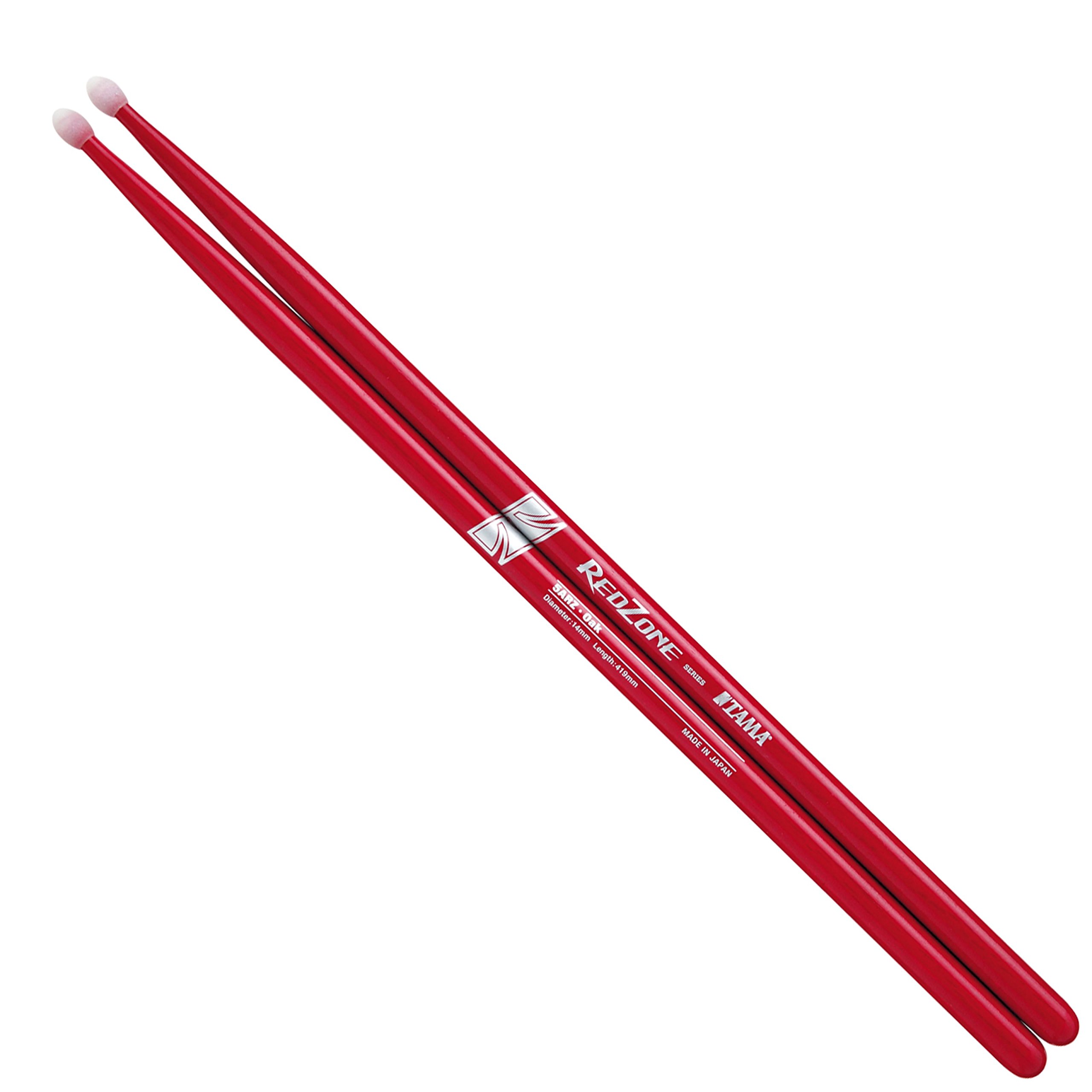 Tama TAMA-O5ARZ Drumsticks Redzone Nylon Tip Pair Length 419mm Diameter 14mm — image 1