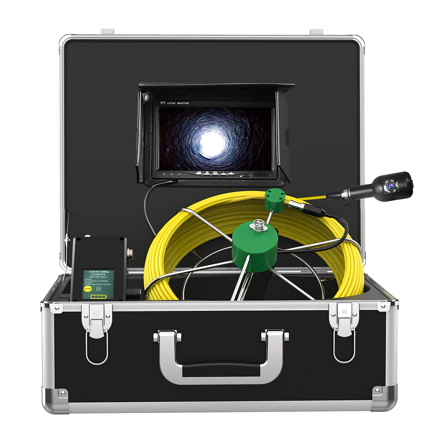 Endoscope Camera Dual Lens IP68 Waterproof 1080P 6 Adjustable LED Light