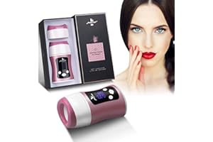 MEXITOP Lip Plumper - Lip Suction Booster Automatic, Intelligent Control (Time, Sucking), Digital Display, Charging via USB, Standing Design Lip Filler for Lip Make-Up (Bonus Sponge Pad Included)
