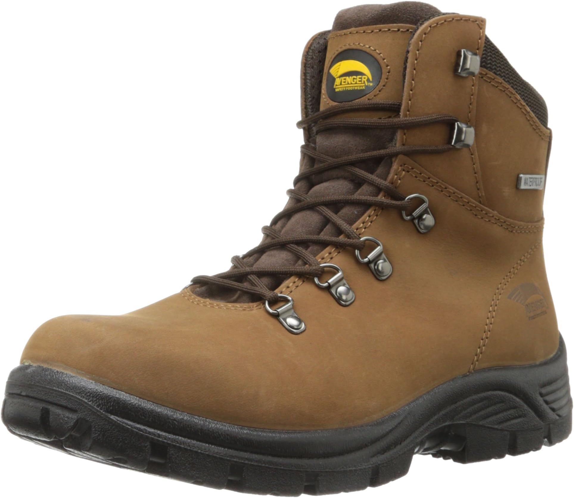 Avenger 7290 Waterproof Full Grain Premium Leather Safety Toe EH Hiking Shoe