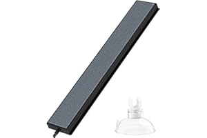 Pawfly 8 Inch Air Stone Grey Mineral Bubble Stone Bar Diffuser Bubbler Airstones for Air Pump, Aquarium, and Fish Tank