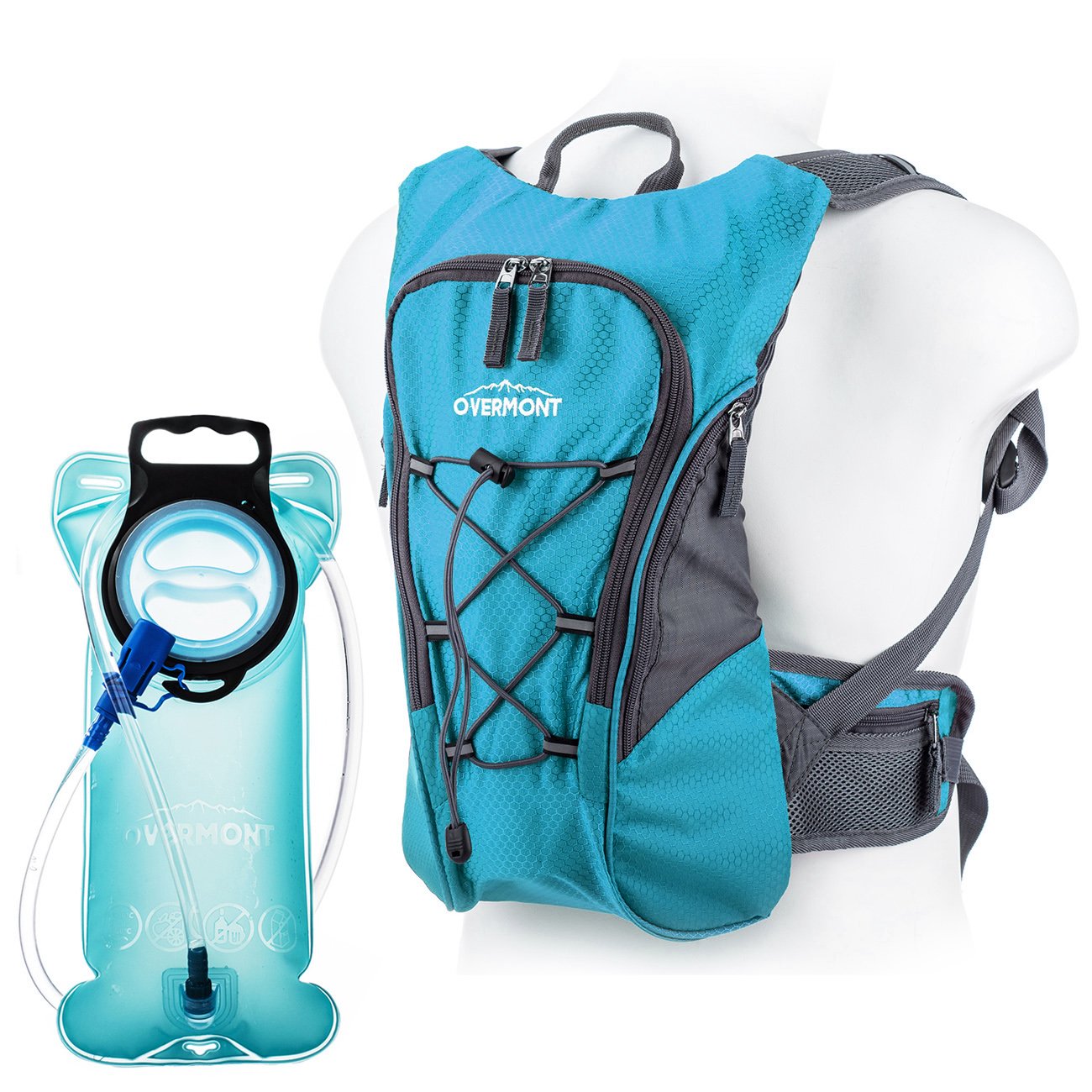Overmont L Pack Mochila Hidratación L L deposito de agua y L
