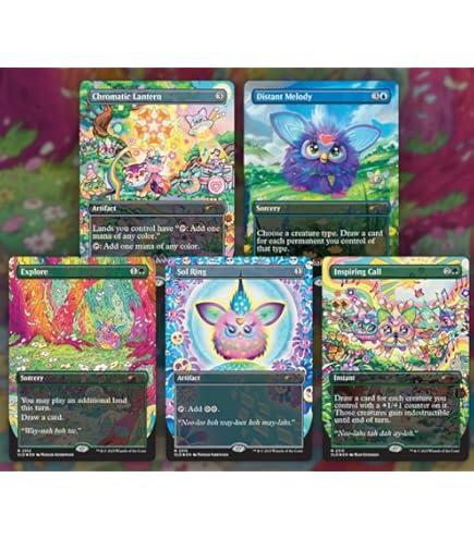 Magic the Gathering Secret Lair Animar & Friends - Rainbow Foil