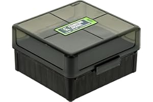 Frankford Arsenal Hinge-Top Ammo Boxes with True Mechanical Hinge for Ammunition Storage and Organization