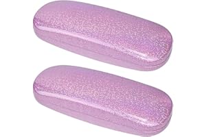 ABAJI Eyeglasses Case Kids Students Reading Glasses Organizer Hard Shell Lint Lining Snap Close Men Women Boys Girls