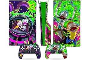 Toxxos PS5 Slim Disc Edition Skin - Slim Disc Console and Controller Accessories Cover Skins PS5 Controller Skin Gift ps5 Ski