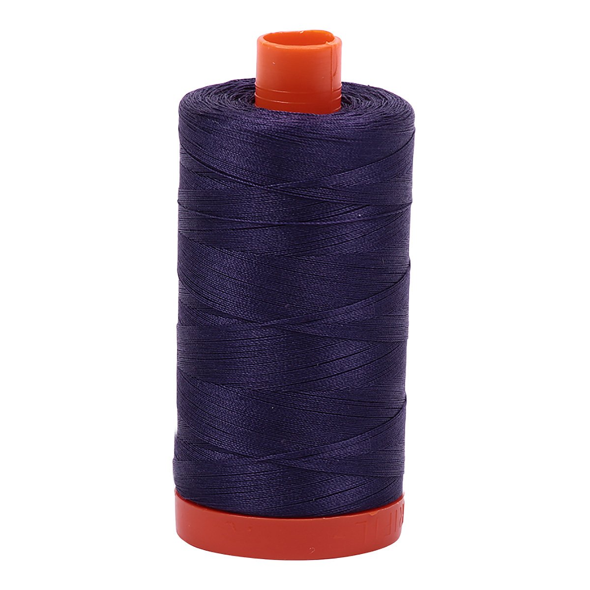 Aurifil A1050-2581 Solid 50wt 1422yds Dark Dusty Grape Mako Cotton Thread — image 1
