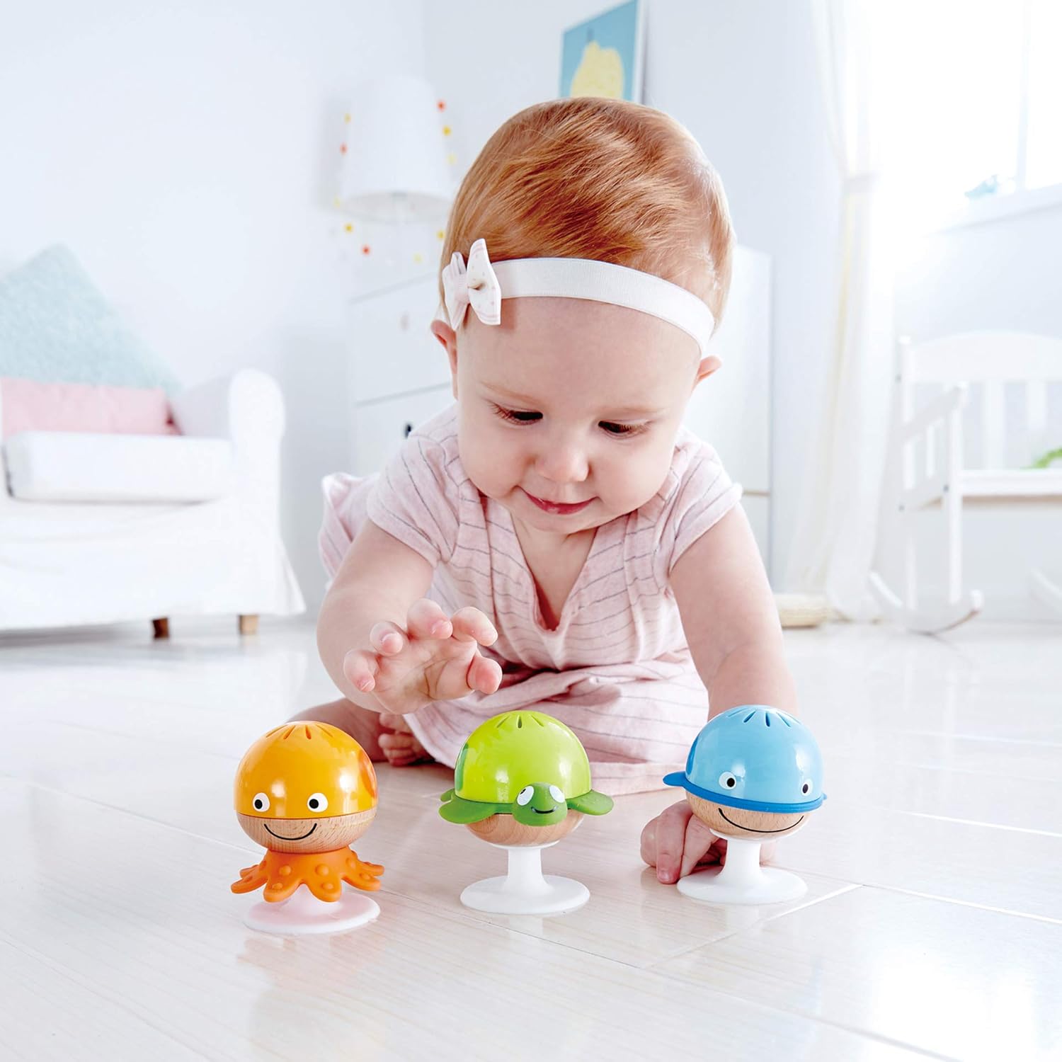 Amazon.com: Hape Put-Stay Rattle Set 