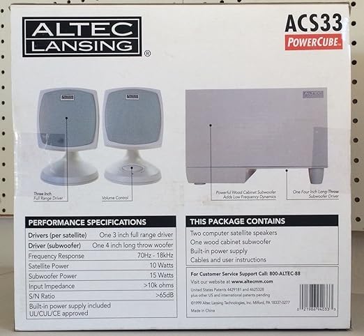 altec lansing 2c52