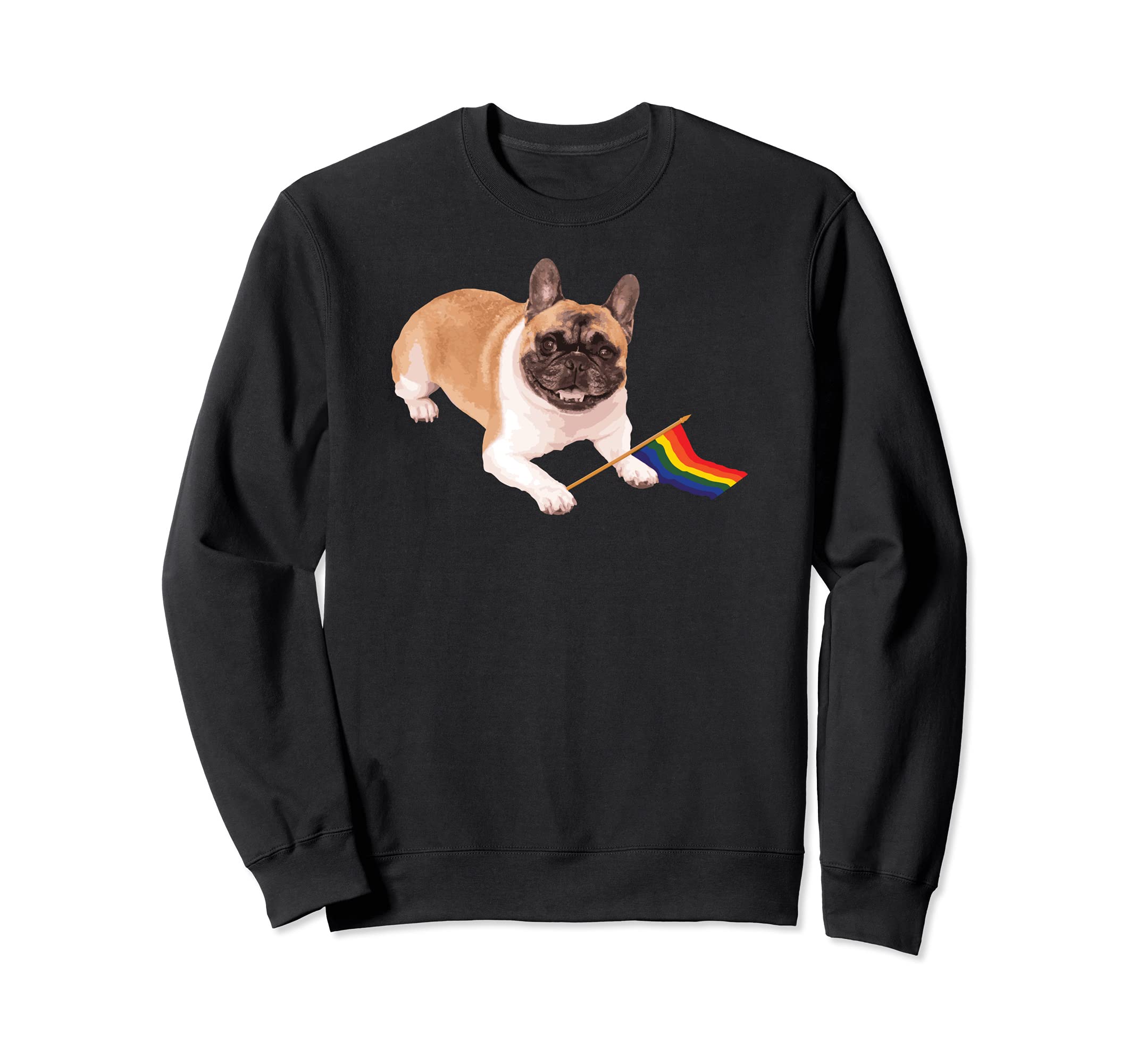 Pride LGBT Dog Doggy Gay Lesbian Bisexual Trans Rainbow Flag Sweatshirt
