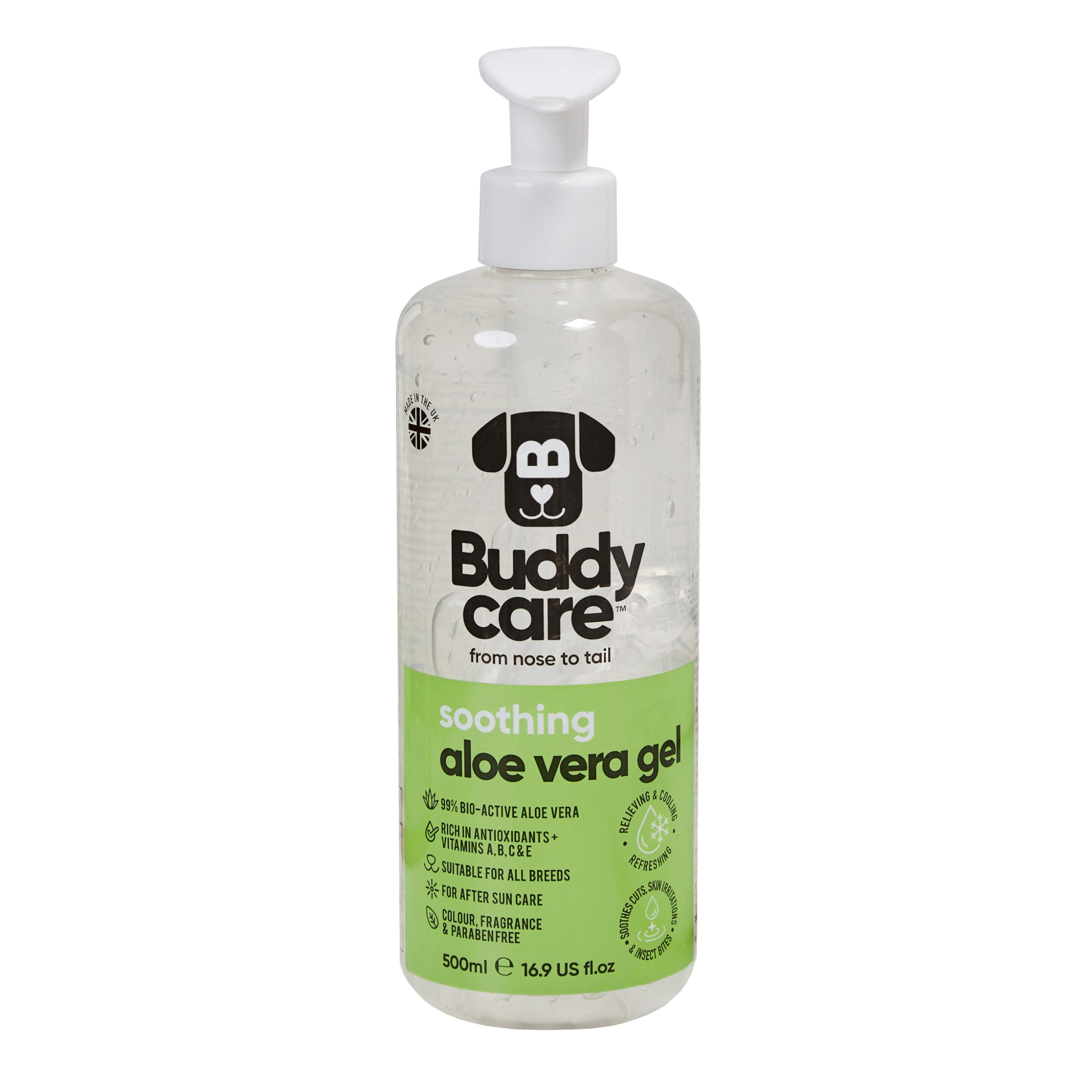 Buddycare Soothing Aloe Vera Gel for Dogs (500ml)