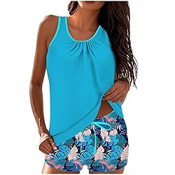Tankini Swimsuits for Women Tummy Control Blouson
