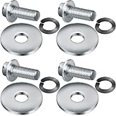Frienda 3/4 Inch Go Kart Clutch Bolt Kit 212 | with Engine Clutch and Lock Washer, for Minibike and Kart Engine, 10/12 Teeth