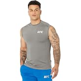 UFC Sleeveless Crew Neck Tank Top for Men &ndash; Blended Cotton &ndash; Short Sleeves &ndash; Regular Fit &ndash; Graphic Printed