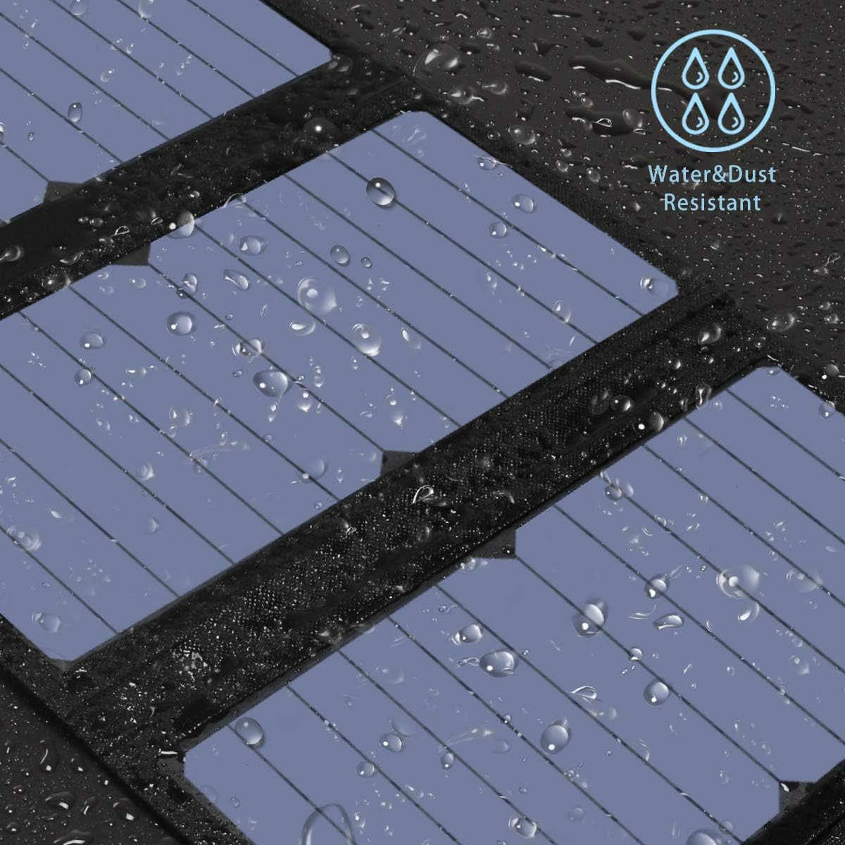 [Upgraded]BigBlue 3 USB Ports 28W Solar Charger(5V/4.8A Max), Foldable Portable Solar Phone Charger with SunPower Solar Panel Compatible with iPhone 11/Xs/XS Max/XR/X/8/7, iPad, Samsung Galaxy LG etc.