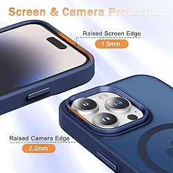 for iPhone 14 Pro Max Case, Matte Magnetic Phone