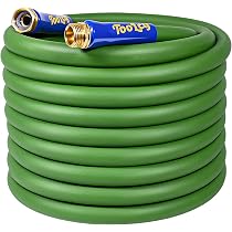 Amazon.com: TOOLCY Manguera de jardín de 50 pies x 5/8 pulgadas ...