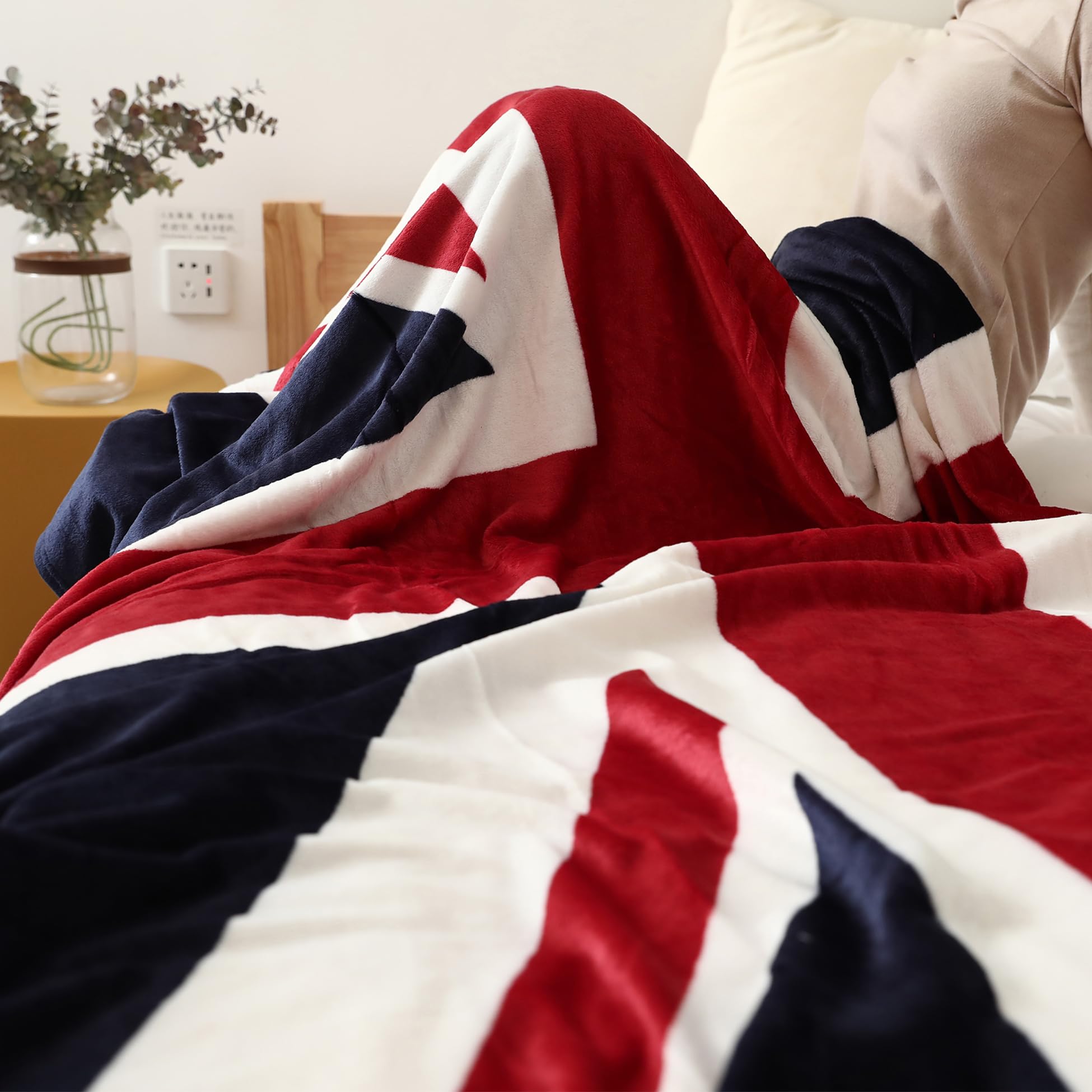 Mua British Flag Blanket, Super Soft Union Jack Throw Blanket Twin Size