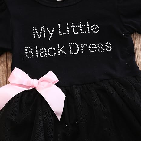my little black dress baby outfit