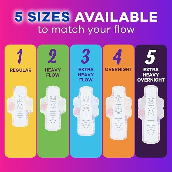 ALWAYS RADIANT FEMININE PADS FOR WOMEN, FLEXFOAM PADS WITH WINGS, SIZE 3, EXTRA HEAVY ABSORBENCY, LIGHTLY SCENTED, 30 COUNT (PACKAGING MAY VARY)