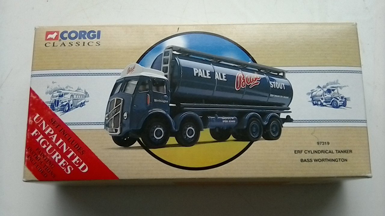 Road Transport from Corgi Corgi 97319" Bass Worthington - ERF Cyclindrical Tanker