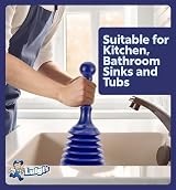 Luigi's Plunger for Sinks and Drains with Large Bellows view 6