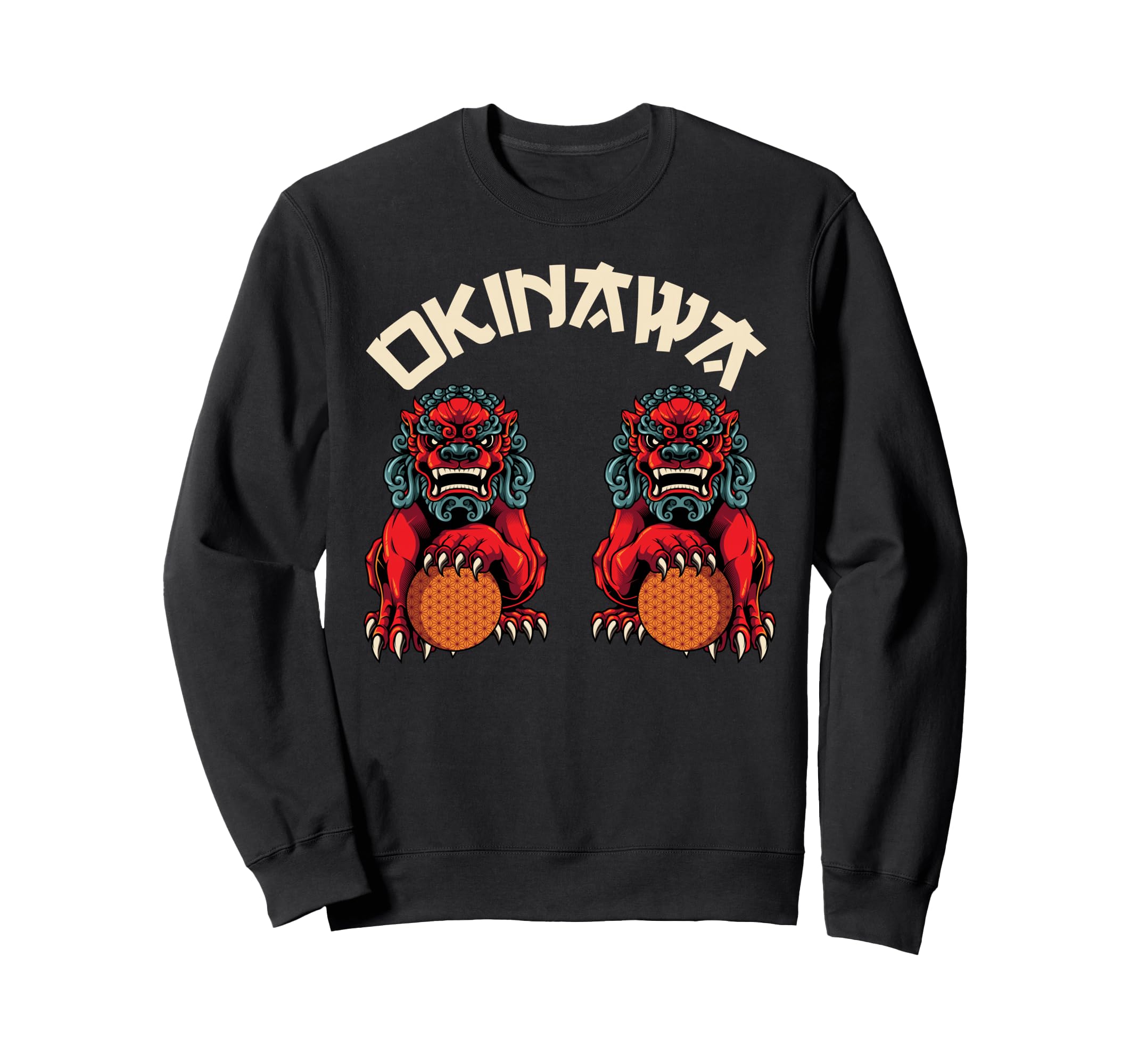 Okinawa Shisa Dogs Sweatshirt