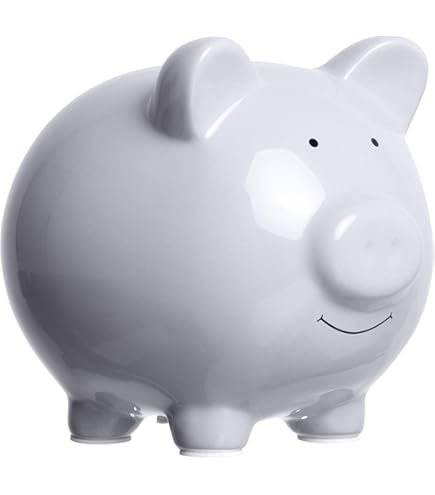 Extra Large Piggy Bank Pig for Children Girl Adults, Ceramics Coin